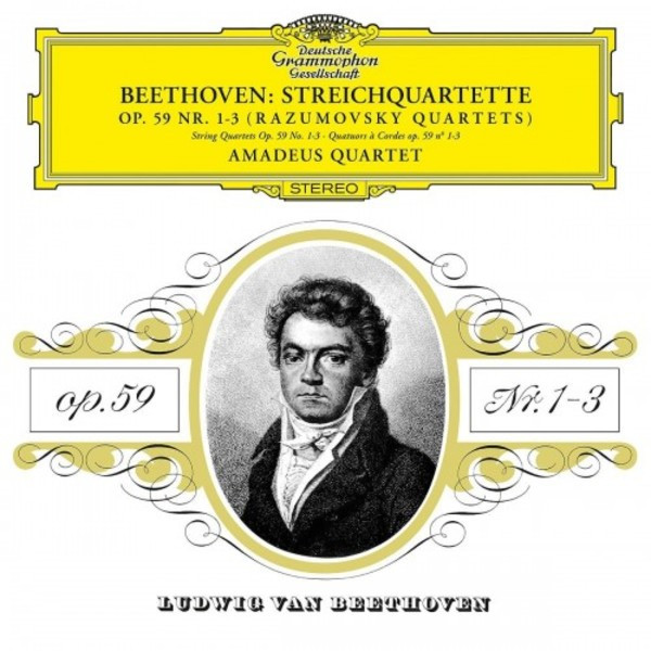 Ludwig van Beethoven, Amadeus-Quartett - Beethoven: Streichquartette Op. 59 Nr. 1-3 (Rasumowsky Quartette)