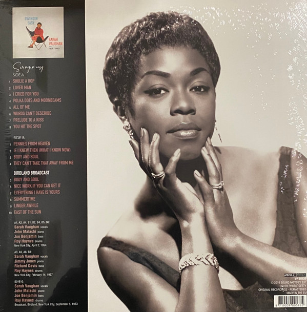 Sarah Vaughan And Her Trio - Swingin' Easy