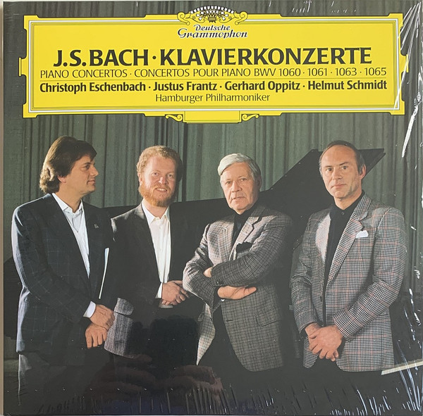 Johann Sebastian Bach, Christoph Eschenbach, Justus Frantz, Gerhard Oppitz, Helmut Schmidt, Philharmonisches Staatsorchester Hamburg - Klavierkonzerte = Piano Concertos = Concertos Pour Piano BWV 1060 • 1061 • 1063 • 1065