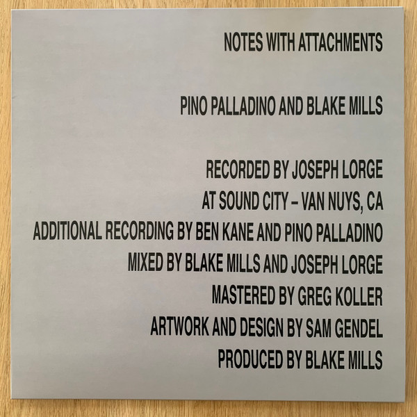 Pino Palladino, Blake Mills - Notes With Attachments