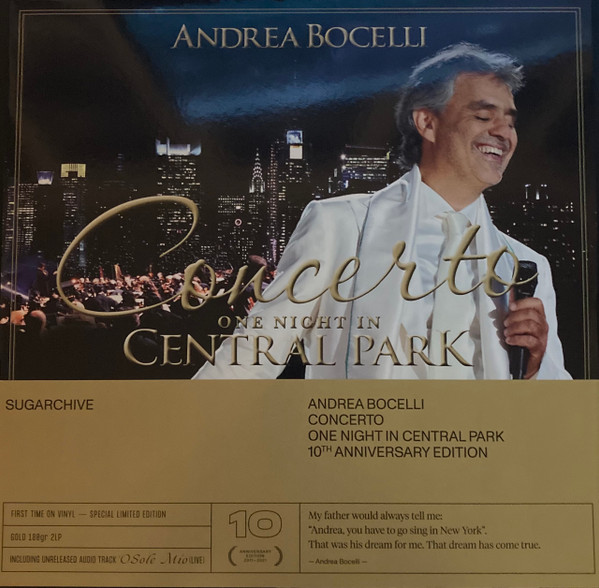 Andrea Bocelli - Concerto (One Night In Central Park) 10th Anniversary Edition