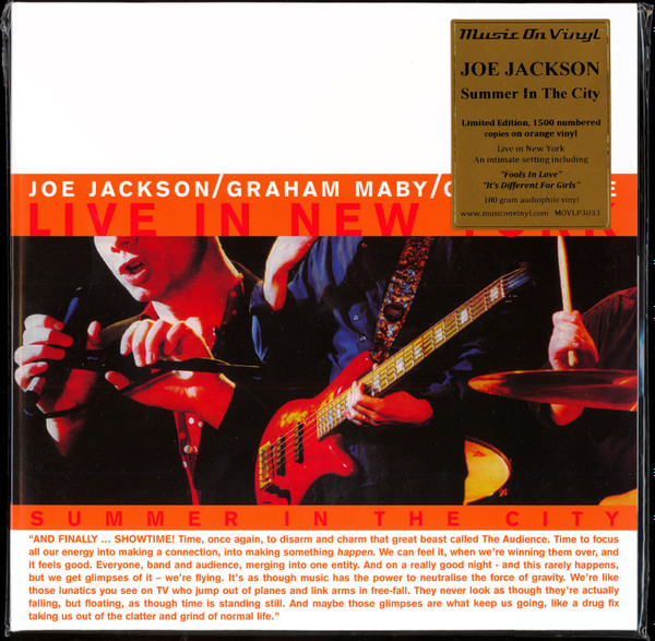 Joe Jackson, Graham Maby, Gary Burke - Summer In The City - Live In New York