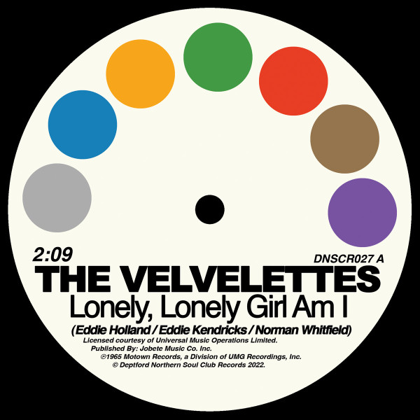 The Velvelettes, Gladys Knight And The Pips - Lonely, Lonely Girl Am I / No One Could Love You More