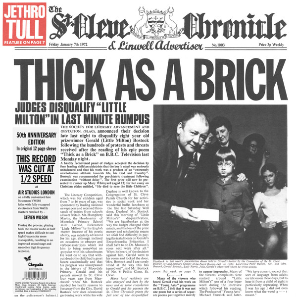 Jethro Tull - Thick As A Brick