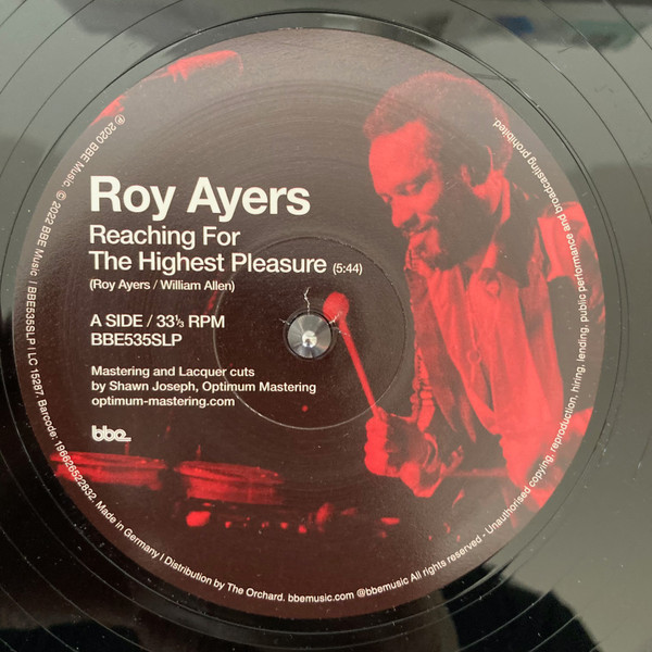 Roy Ayers - Reaching For The Highest Pleasure / I Am Your Mind Part 2 (Pépé Bradock Main Mix)