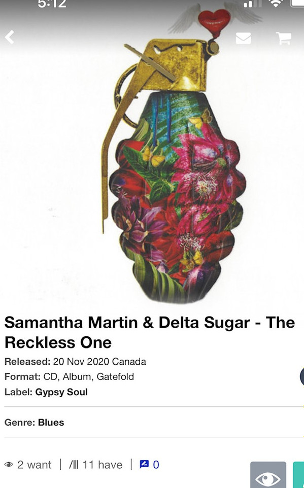 Samantha Martin & Delta Sugar - The Reckless One