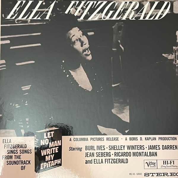 Ella Fitzgerald - Ella Fitzgerald Sings Songs From Let No Man Write My Epitaph