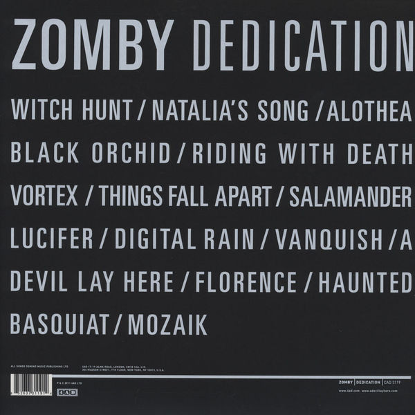 Zomby - Dedication