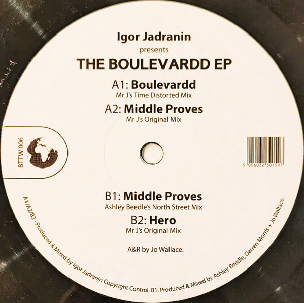 Igor Jadranin - The Boulevardd EP