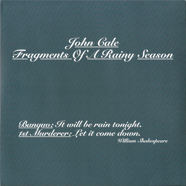 John Cale - Fragments Of A Rainy Season